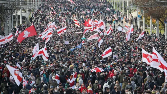 "Партизанский марш" в Минске