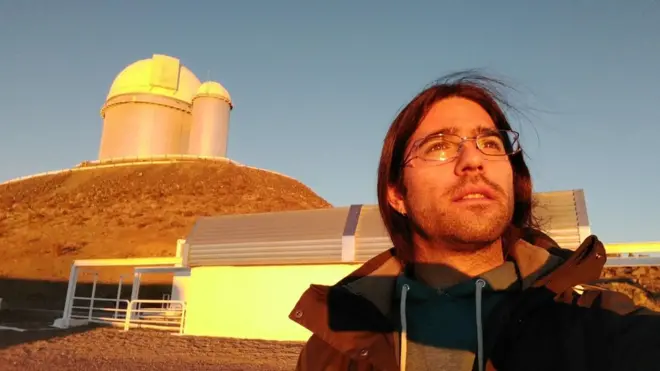 Nicola Astudillo es uno de los líderes del equipo que descubrió el exoplaneta Ross 128 b. Foto: Cortesía de Nicola Astudillo