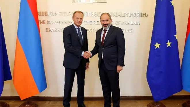 Donald Tusk, Nikol Paşinyan