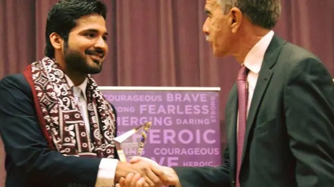 راجکمار یہ ایوارڈ حاصل کرنے والے پہلے پاکستانی ہیں