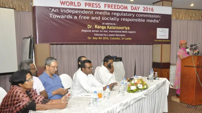 ලෝක ජනමාධ්‍ය දිනය වෙනුවෙන් නිදහස් මාධ්‍ය ව්‍යාපාරයේ ප්‍රධානත්වයෙන් පැවති රැස්වීම