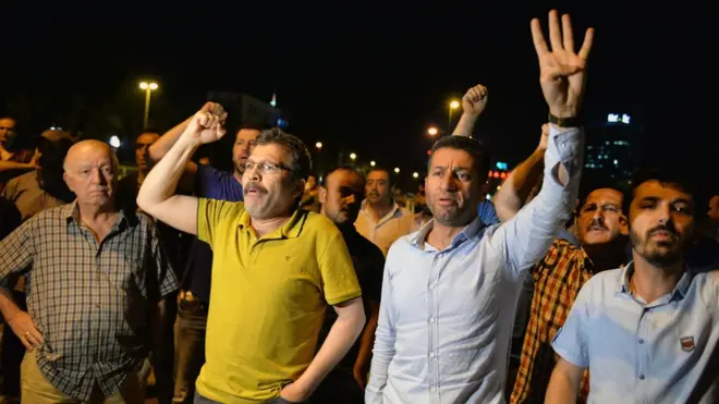 İstanbul'daki bir gösteri