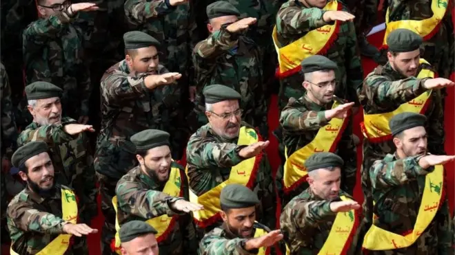 Hezbolá opera un fuerte brazo armado.