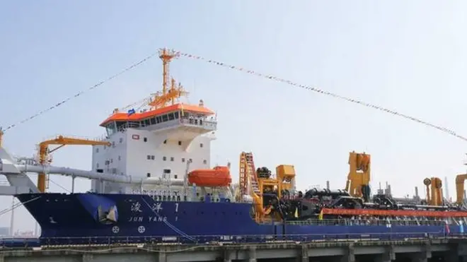 中交疏浚拥有世界最大的疏浚船。