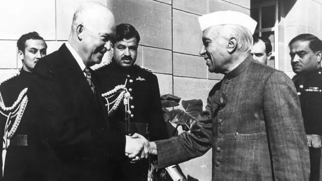 ఈసెన్‌హోవర్, నెహ్రూ