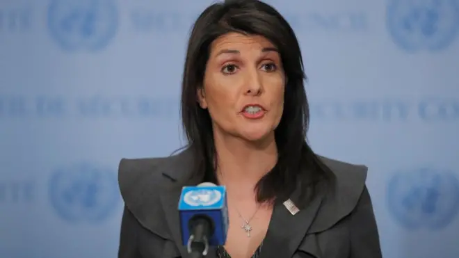 ABD'nin Birleşmiş Milletler Daimi Temsilcisi Nikki Haley