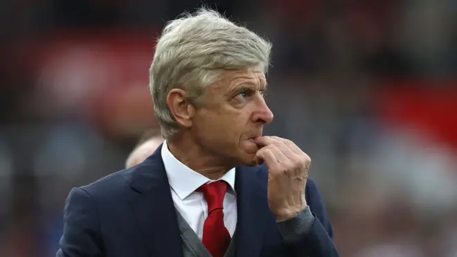 Arsène Wenger l'entraineur d'Arsenal qui entrainé Geroge Weah à Monaco