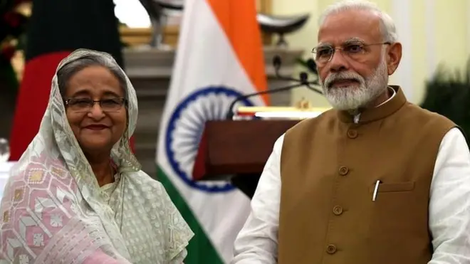 पीएम मोदी और शेख़ हसीना