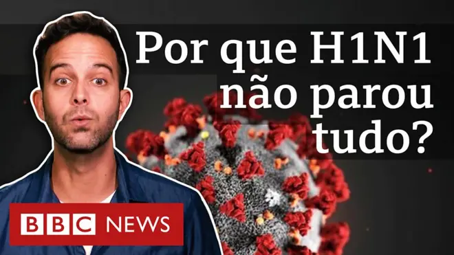 Repórter Rafael Barifouse lista fatores que explicam por que a crise do coronavírus é mais grave que a do H1N1, demandando medidas mais severas como o distanciamento social.