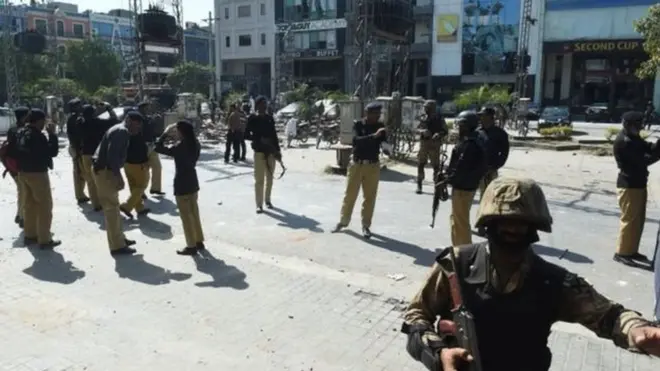 लाहौर में धमाका