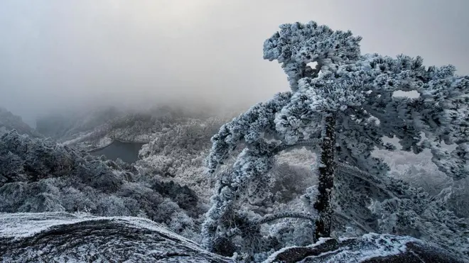 Хуаншань зимой