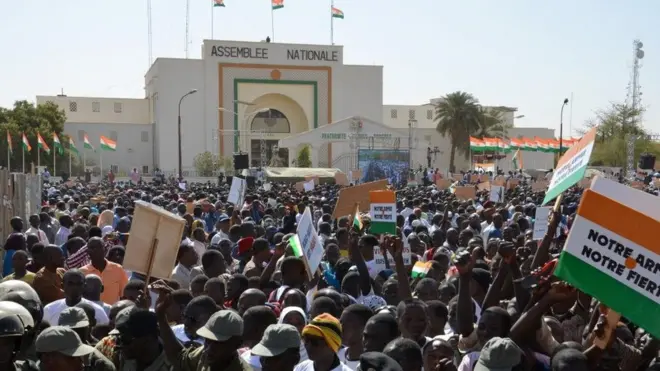 Manifestation à Niamey au Niger pour dénoncer la mauvaise gouvernance