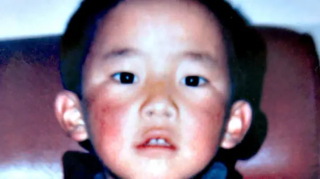 पंचन लामा के बचपन की तस्वीर