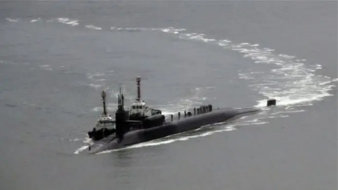 АҚШнинг USS Michigan атом сувости кемаси