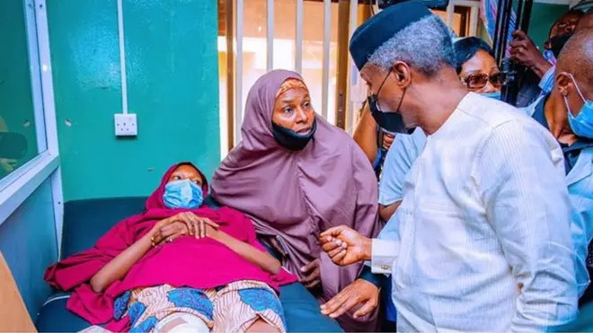Osinbajo lasiko to ṣe abẹwo si awọn to farapa ninu ikọlu agbesunmọmi ni Kaduna
