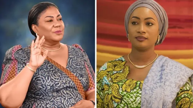Foto of Ghana first and second lady