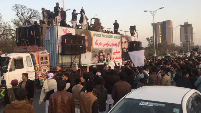 د پښتنو احتجاج