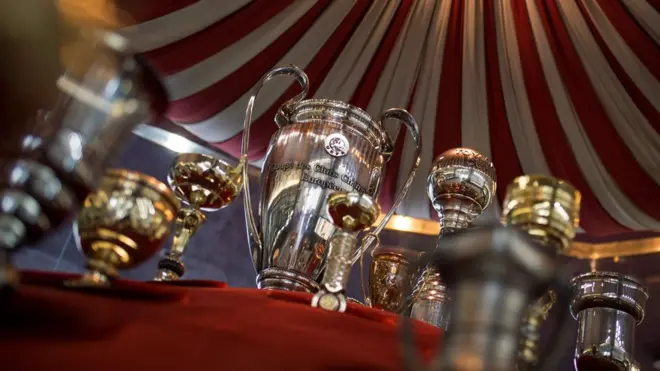 Pehari Kupa/Lige šampiona i Interkontinentalnog kupa iz 1991. godine u Zvezdinom muzeju