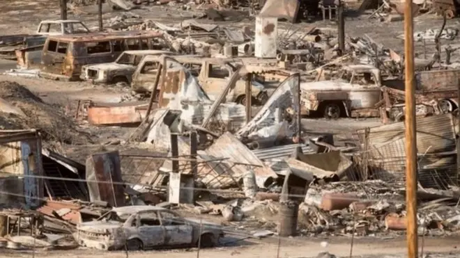 Пожар затронул территорию площадью 150 квадратных километров