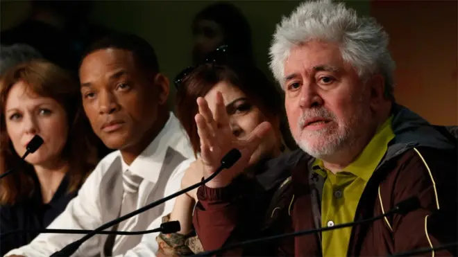 Pedro Almodovar said films should always be seen on the big screen
