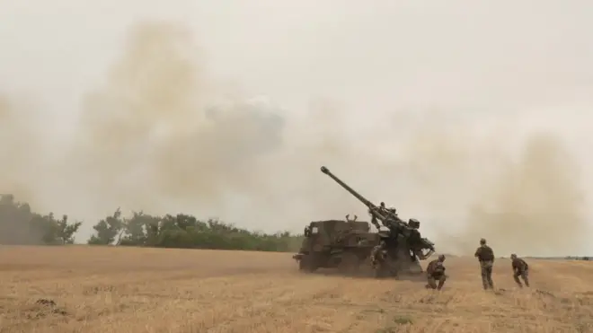 Цезар замбарагидан 27 километр узоқликдаги Россия мавқеъларини ҳужумга тутиш