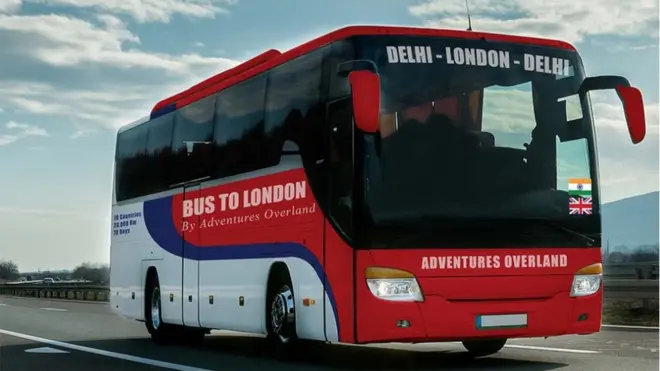ایڈونچرز اورلینڈ کا دہلی سے لندن تک بس چلانے کا منصوبہ ہے جس کا کرایہ تقریباً 20 ہزار ڈالر ہو گا