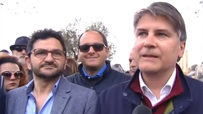 Melendugno keçirilən etiraz aksiyalarından biri