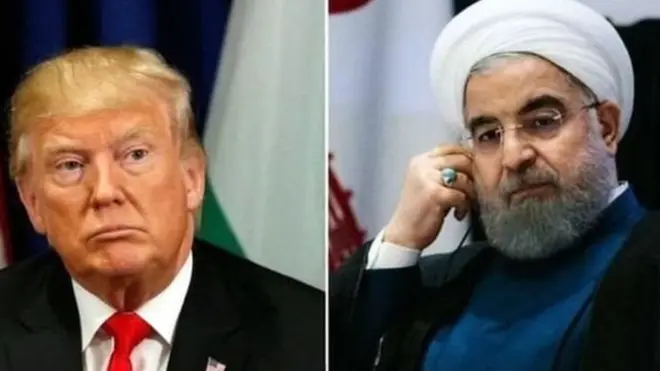 ટ્રમ્પ અને રુહાનીની તસવીર