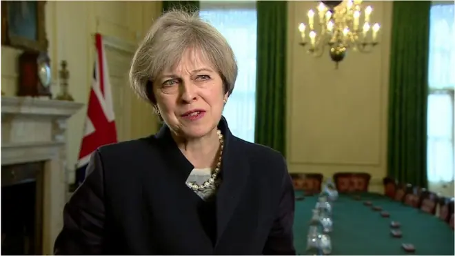 特里莎··梅说，斯特金的这一谈话"让人深感遗憾"，并再次将此形容为"狭窄视野"。