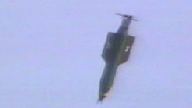 صحنه آزمایش بزرگترین بمب غیراتمی آمریکا در ایالت فلوریدا