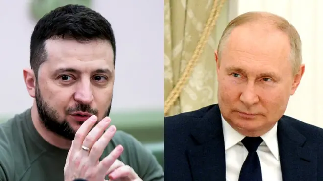 Kollaž: Zelenskiй i Putin