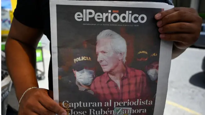 Portada de El Periódico del pasado 30 de julio, un día después del arresto de José Zamora.