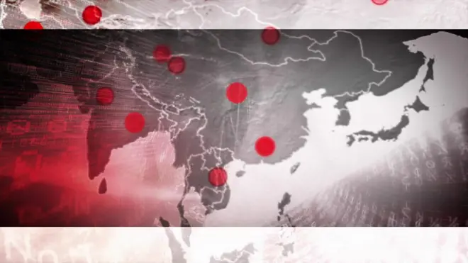 Une carte montrant la propagation du virus dans le monde