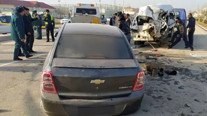 Ўзбеккистондаги йўл транспорт ҳодисаси