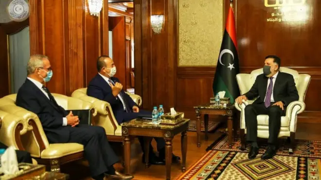 Libya Başbakanı Sarraj 6 Ağusots'ta Dışişleri Bakanı Çavuşoğlu ile Malta Dışişleri ve Avrupa İşleri Bakanı Evarist Bartolo'yu Trablus'ta kabul etti