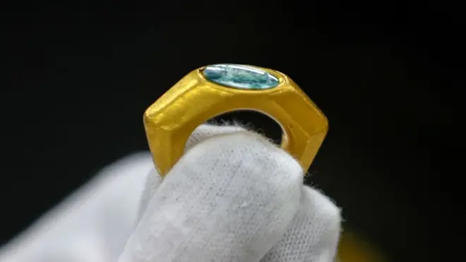 Кольцо с изображением Доброго Пастыря