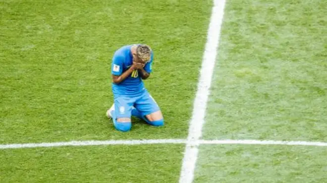 Tracks of my tears: Neymar's emotional reaction at the end of the Costa Rica game didn't arise much sympathy