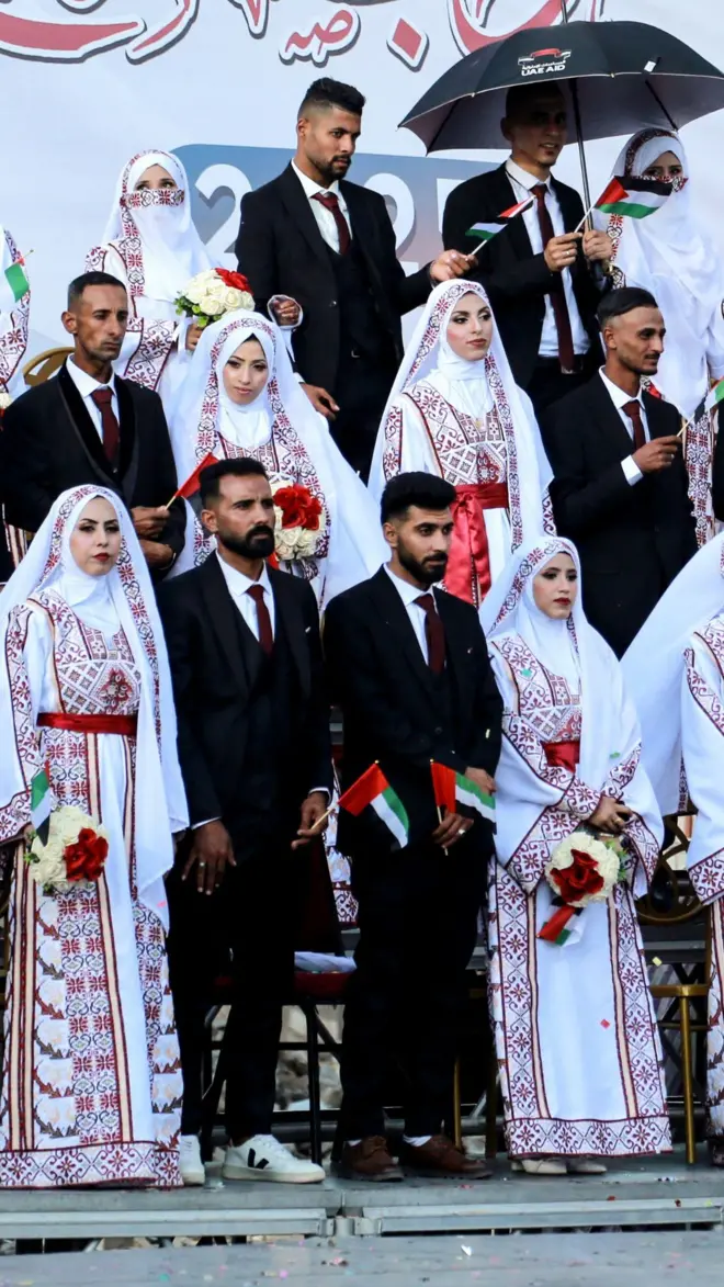 عروسی دستهجمعی در غزه