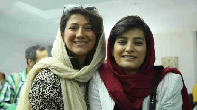 الهه محمدی و نیلوفر حامدی