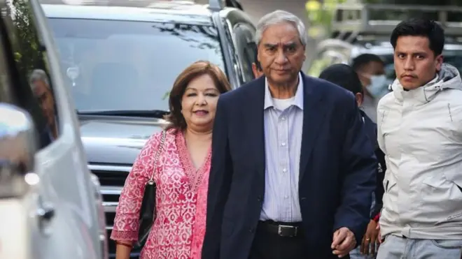 पूर्वप्रधानमन्त्री शेरबहादुर देउवा र उनकी पत्नी आरजु राणा देउवा