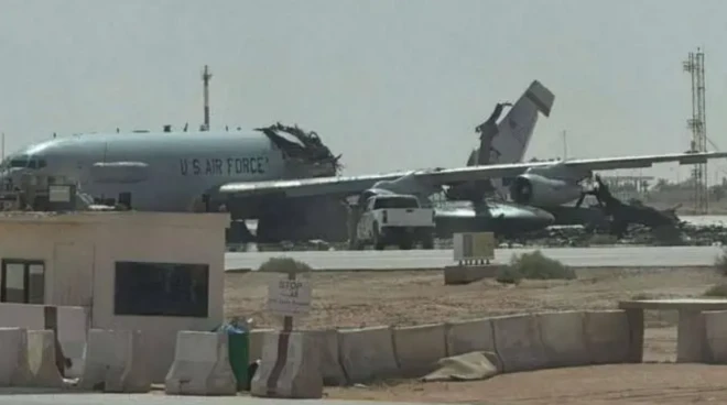 ਟੁੱਟੇ ਅਮਰੀਕੀ ਜਹਾਜ਼ ਦੀ ਤਸਵੀਰ