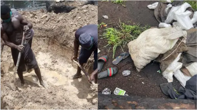 Oku awọn eeyan naa ni wọn di sinu apo