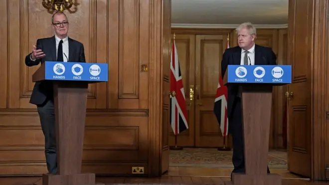 بوريس وجونسون وباتريك فالاس