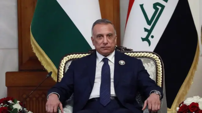 رئيس وزراء العراق مصطفى الكاظمي