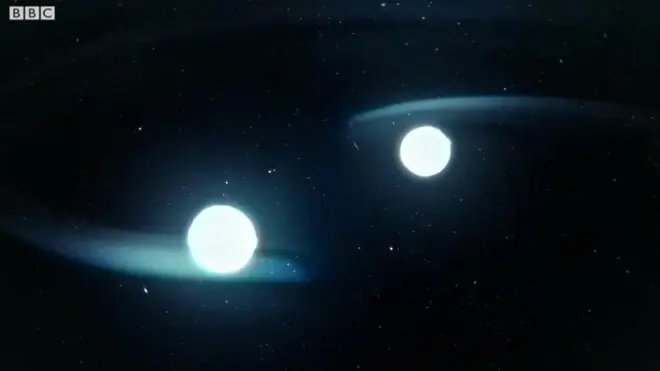 Ученые впервые смогли поймать волны от столкновения двух нейтронных звезд.