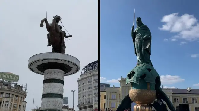 Aleksandar Veliki i Stefan Nemanja