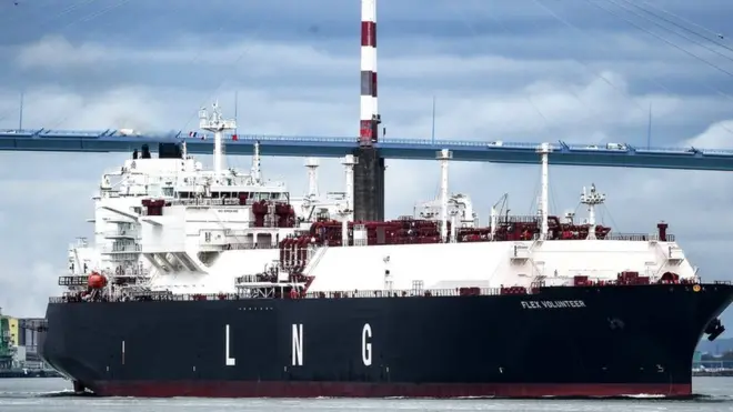 LNG tankers carry gas worth tens of millions of dollars