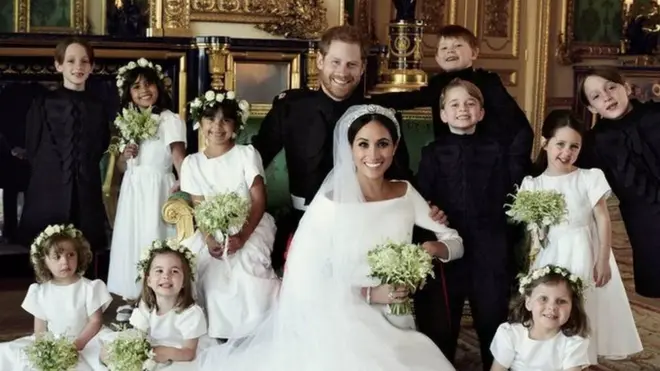 Cô dâu hoàng gia Meghan có 10 phù rể và phù dâu, bao gồm cả Hoàng tử George và Công chúa Charlotte