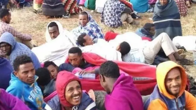 ከቤንሻንጉል የተፈናቀሉ አርሶ አደሮች