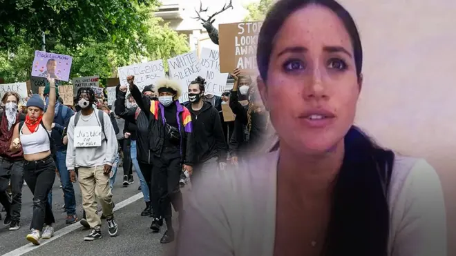 Меган Маркл высказалась о протестах в США